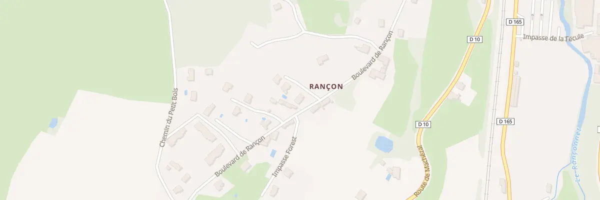 Plan du 58 Bd de Rancon à Amplepuis