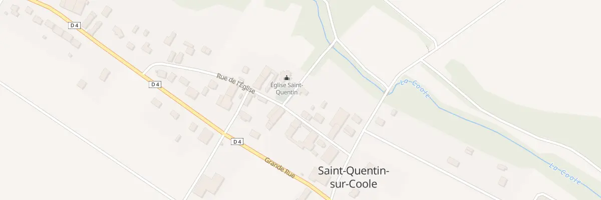 Plan du 8 Rue de l’Eglise à Saint-Quentin-sur-Coole