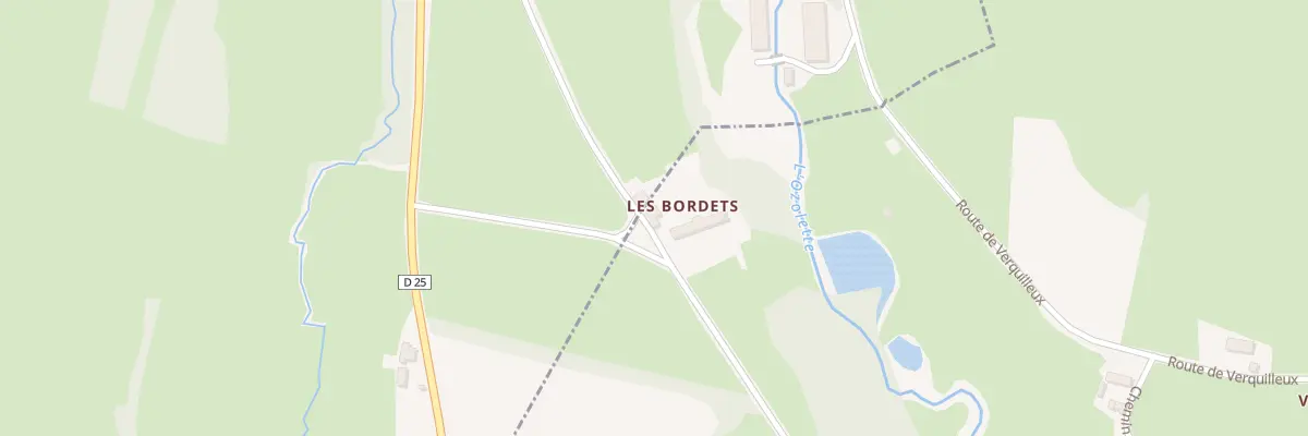 Plan du 1020 Rte de l’Ozolette à Ozolles
