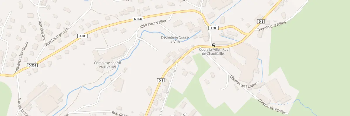 Plan du 563 Rue de Chauffailles à Cours