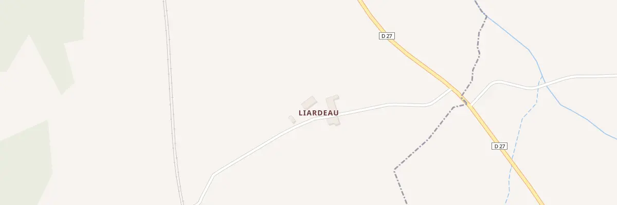 Plan du 2 Liardeau à Aouste
