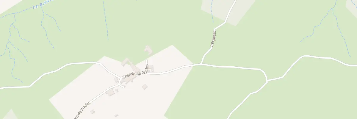 Plan du 830 Che de Prades à Vagnas