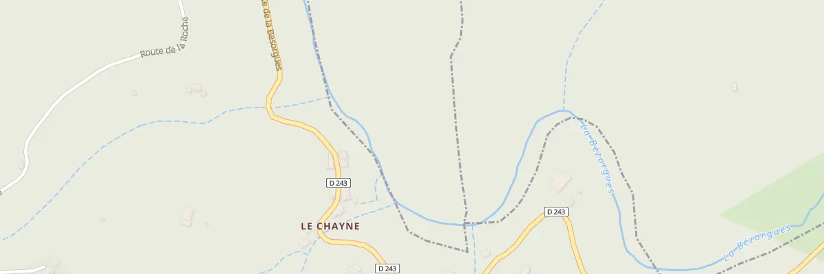 Plan du 5087 Le Chamel à Aizac