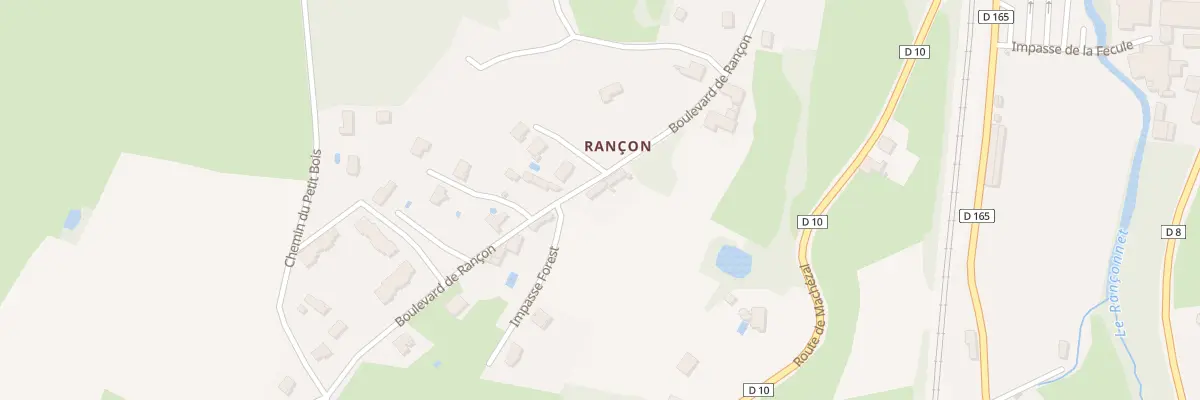 Plan du 23 Bd de Rancon à Amplepuis