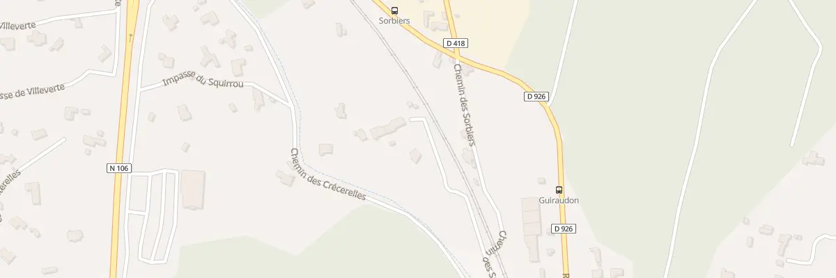 Plan du 470 Che des Sorbiers à Nîmes