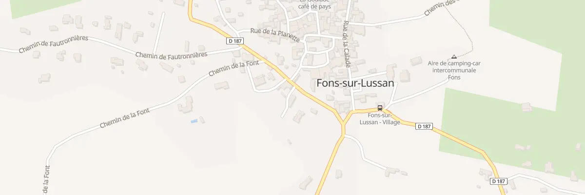 Plan du 5089 Chem de Merderis à Fons-sur-Lussan
