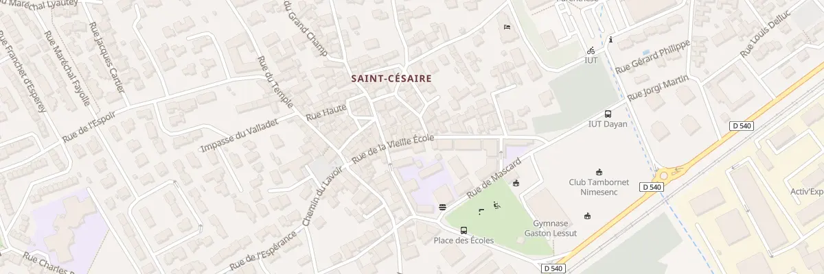 Plan du 83 Rue de la Vieille Ecole à Nîmes