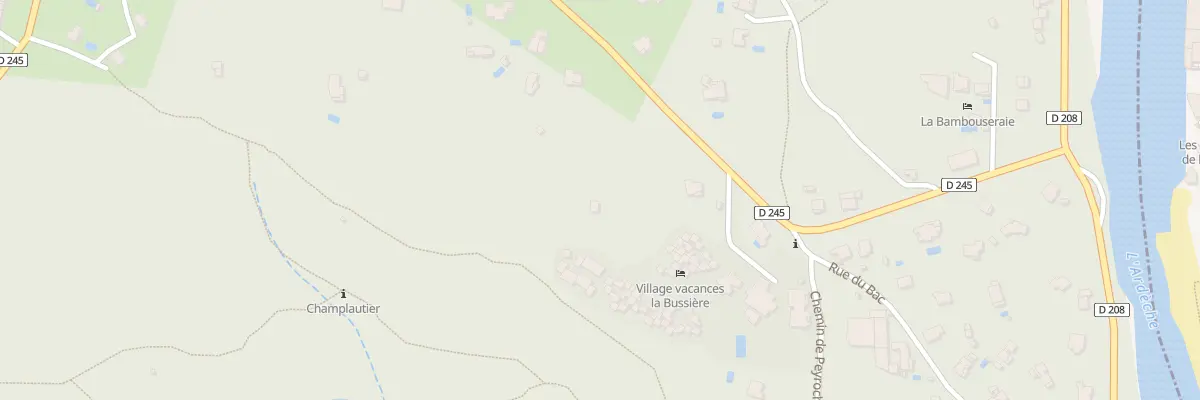 Plan du 5055 La Buissiere à Labeaume