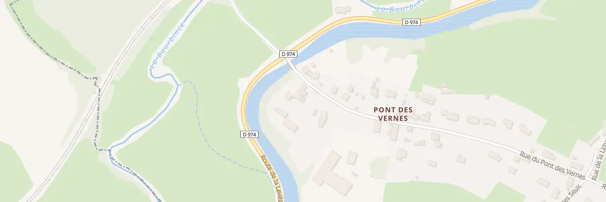 Plan du 27 Rue du Pont des Vernes à Pouilloux