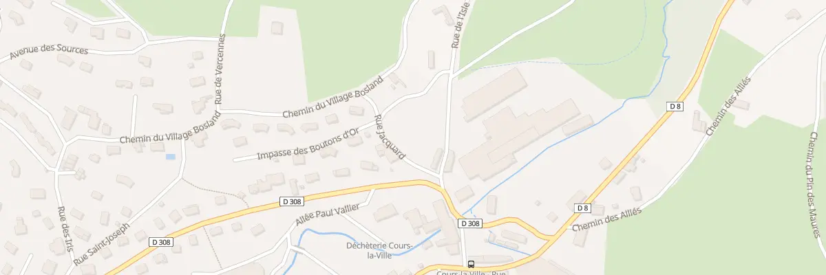Plan du 4 Rue Jacquard à Cours
