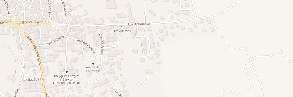 Plan du 218 Rue de Banloux à Beauvoisin
