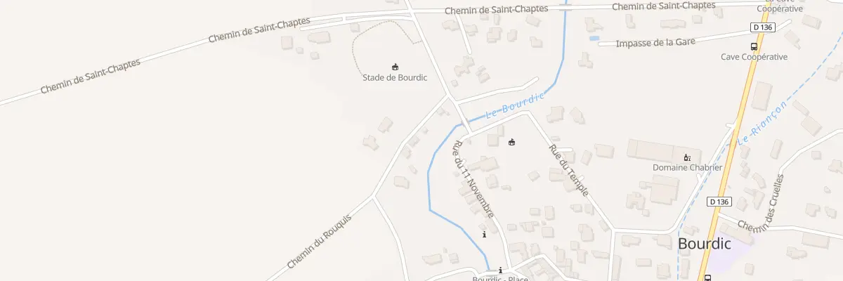 Plan du 5127 Faisses Longues à Bourdic