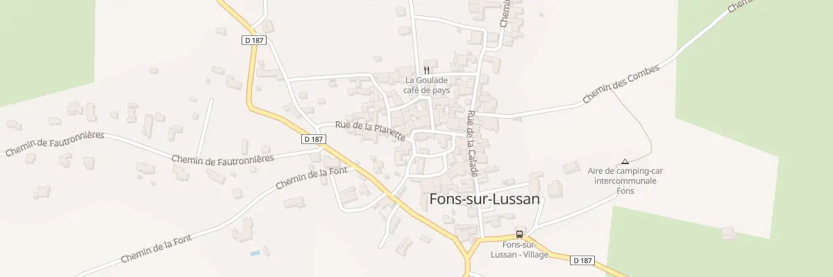 Plan du 5071 Le Village à Fons-sur-Lussan