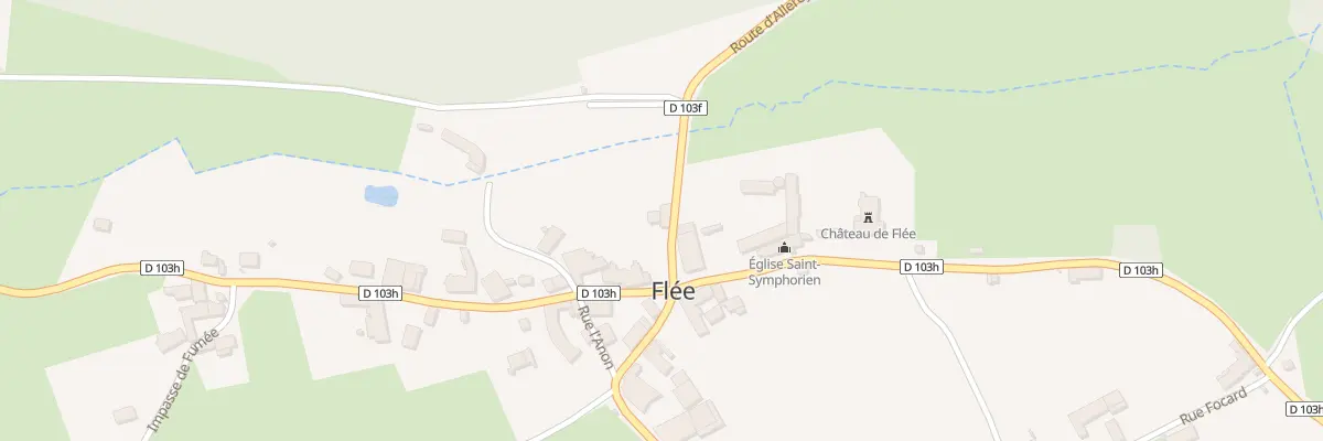 Plan du 1 Rte d’Allerey au Val-Larrey