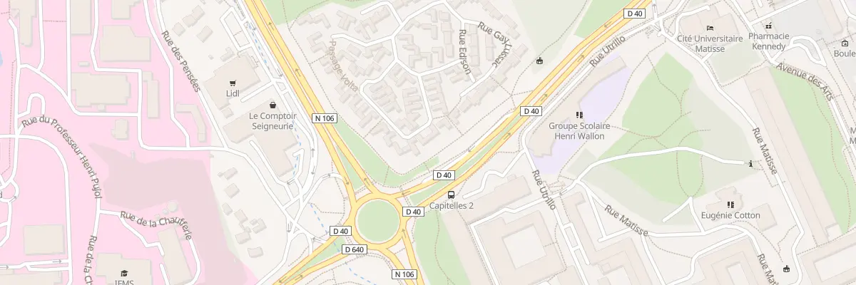 Plan du 22 Rue Ampère à Nîmes