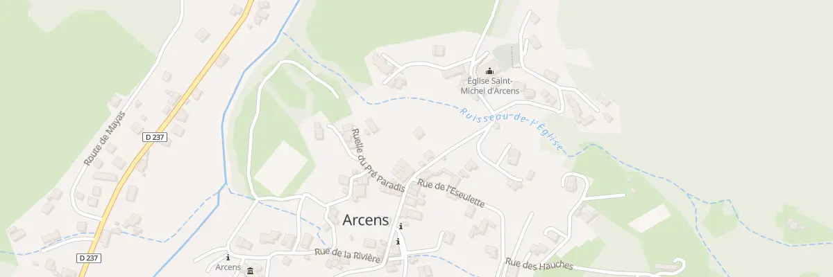 Plan du 575 Gr Grand’Rue à Arcens