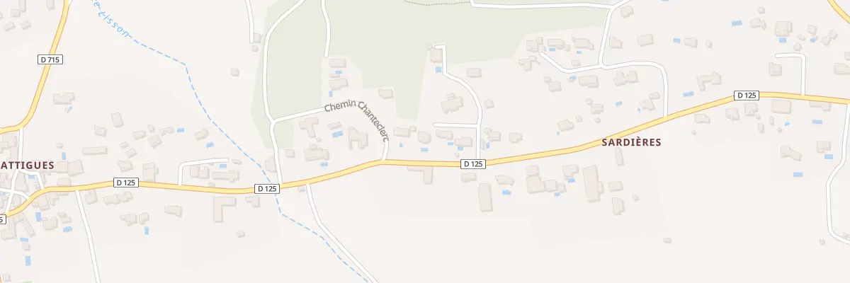 Plan du 652 Rte du Camp des Baumes à Aigaliers