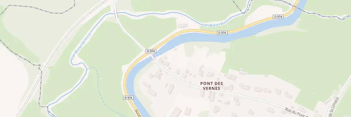 Plan du 26 Rue du Pont des Vernes à Pouilloux