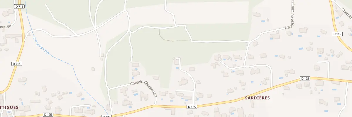 Plan du 652H Rte du Camp des Baumes à Aigaliers