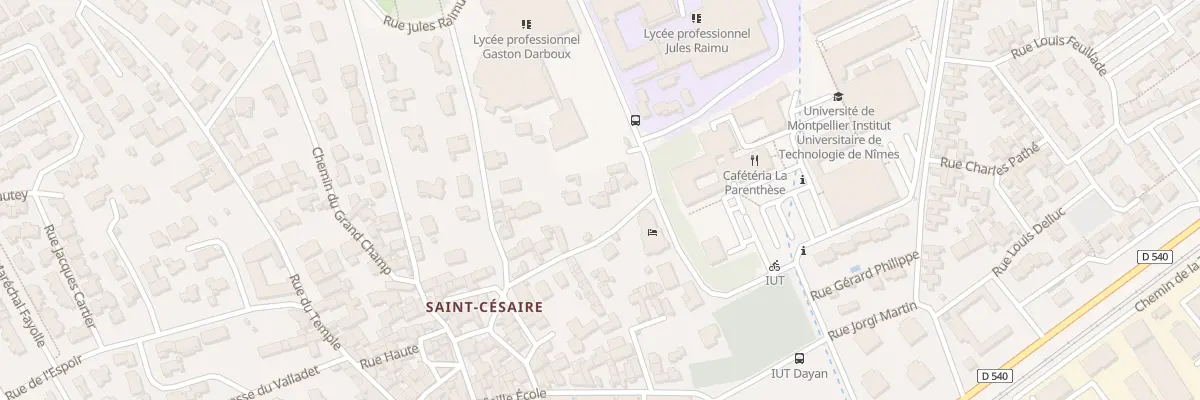 Plan du 211 Rue du Clapas à Nîmes