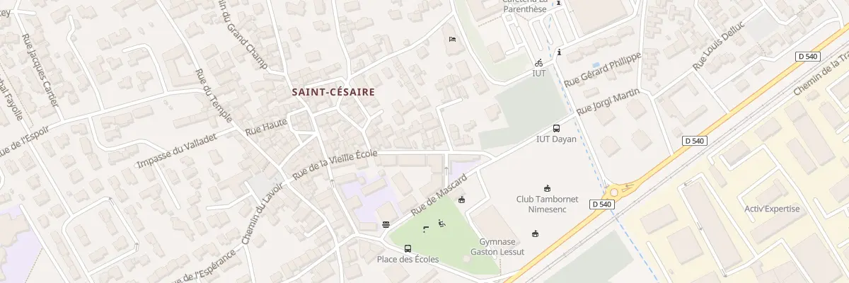 Plan du 165 Rue de la Vieille Ecole à Nîmes