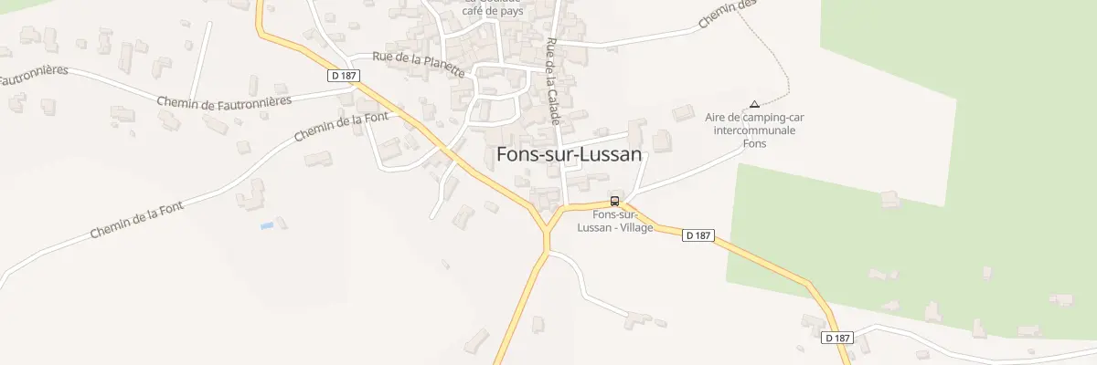 Plan du 5081 Rue de la Calade à Fons-sur-Lussan