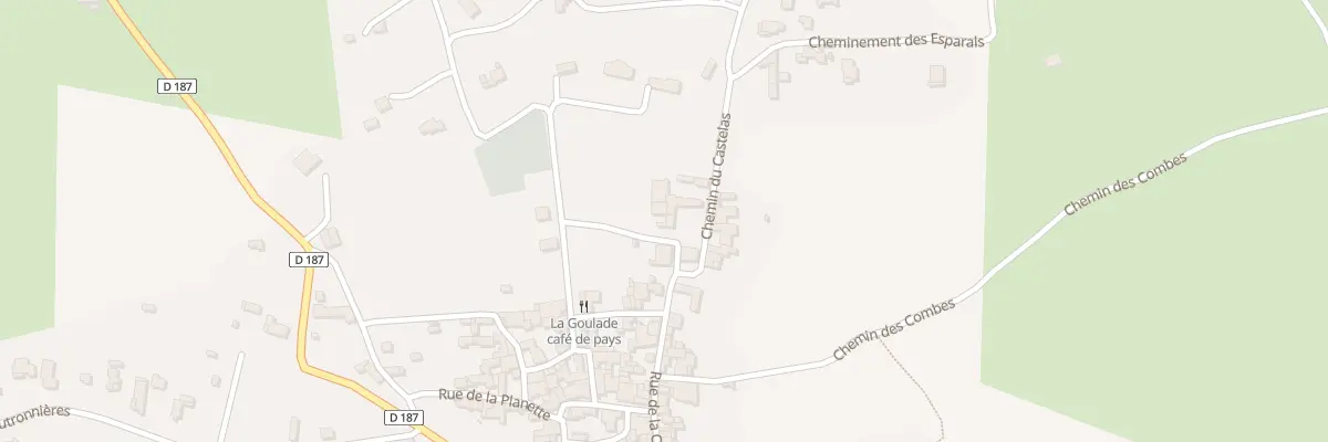 Plan du 5022 Rue du Cimetière à Fons-sur-Lussan