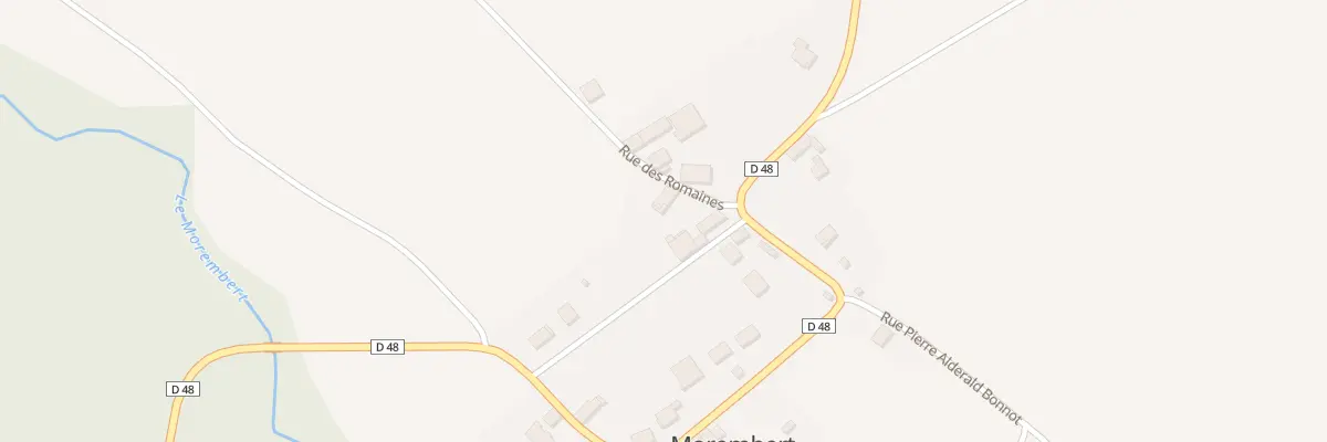 Plan du 1 Rue de Romaines à Morembert