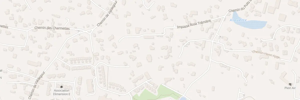 Plan du 231 Imp Rose Trémière à Nîmes