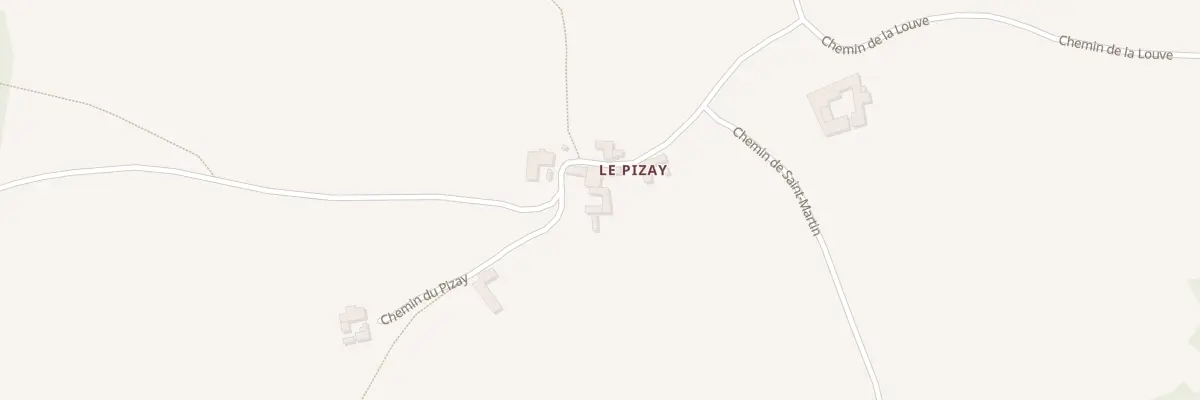 Plan du 871 Che du Pizay à Jas