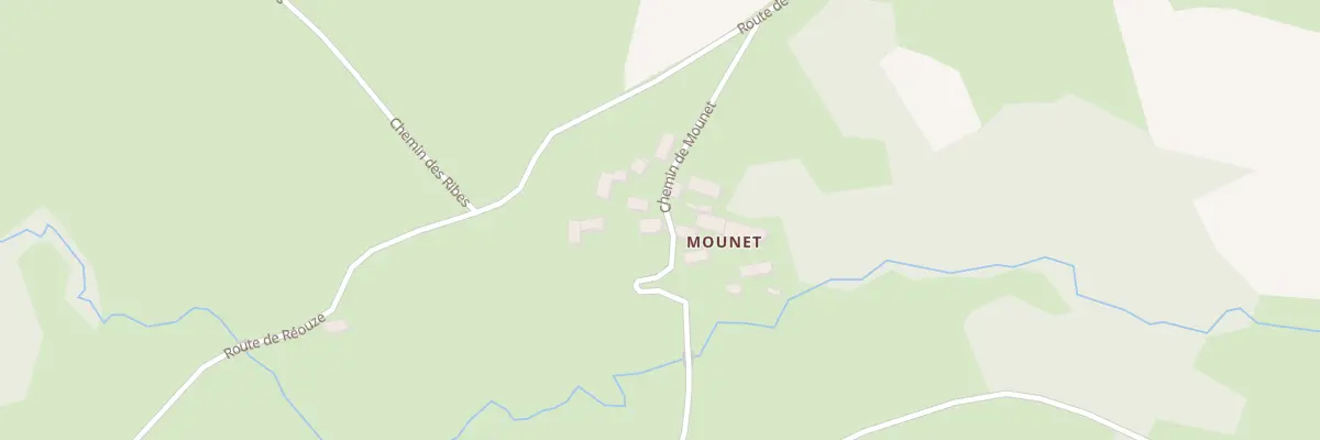 Plan du 190 Che de Mounet à Montregard