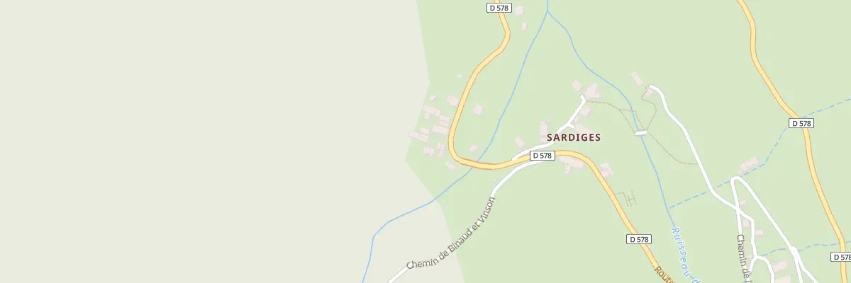 Plan du 7375F Rte du Cheylard à Mézilhac