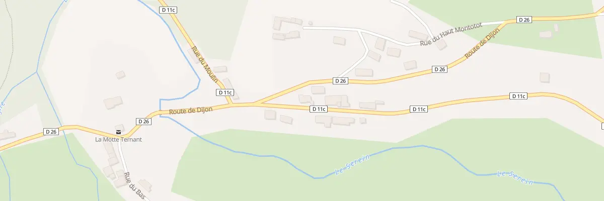 Plan du 20 Rte de Mercueil à La Motte-Ternant