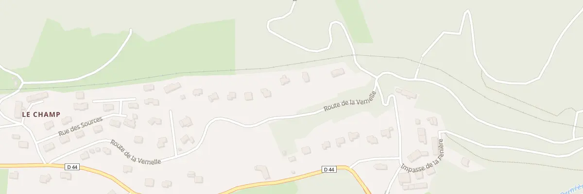 Plan du 6 Rte de la Vernelle à Grèzes
