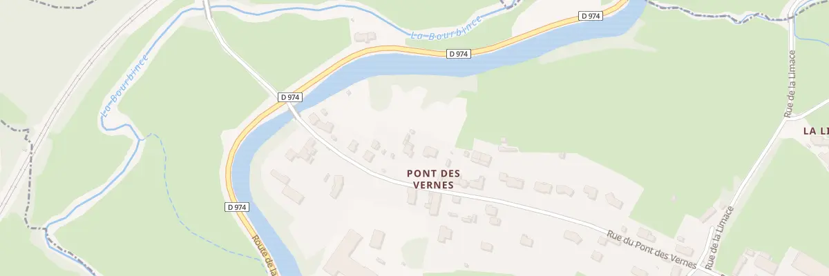 Plan du 22 Rue du Pont des Vernes à Pouilloux