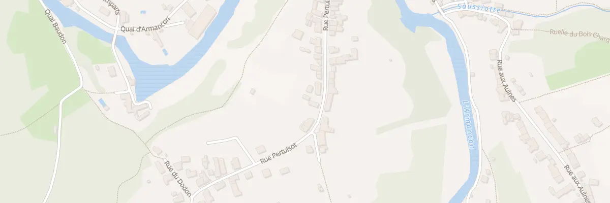 Plan du 62 Rue Pertuisot à Semur-en-Auxois