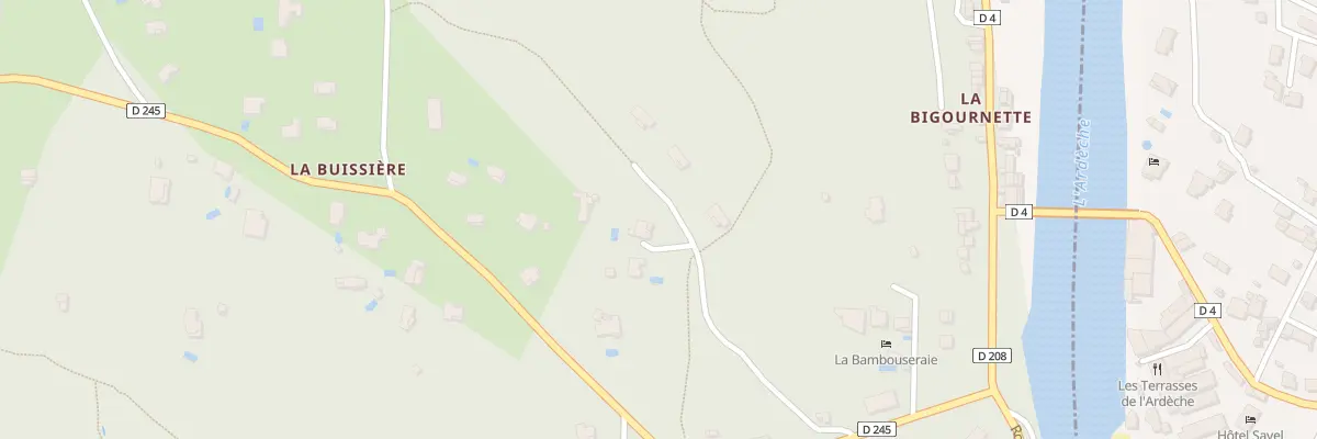 Plan du 5687 La Buissiere à Labeaume