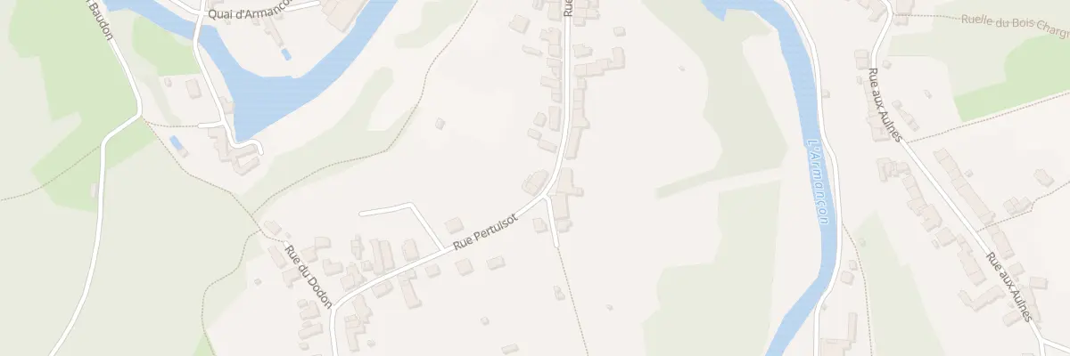 Plan du 64 Rue Pertuisot à Semur-en-Auxois