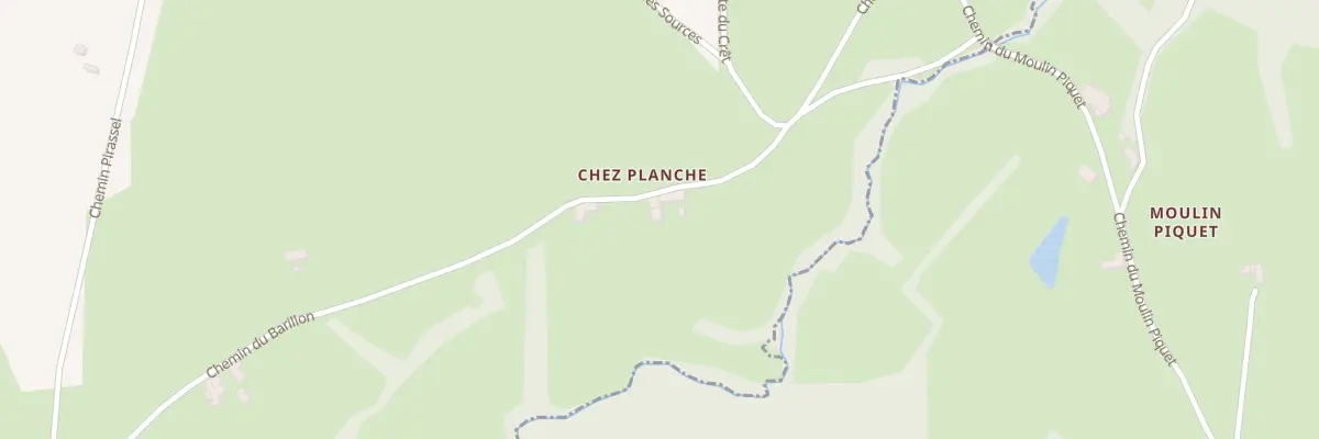 Plan du 127 Che du Barillon à Montchal