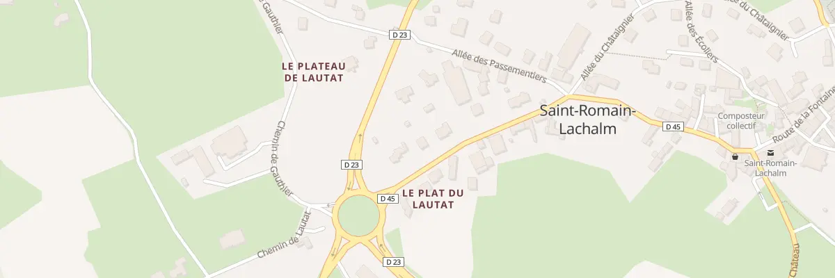 Plan du 60 Av de La Gare à Saint-Romain-Lachalm