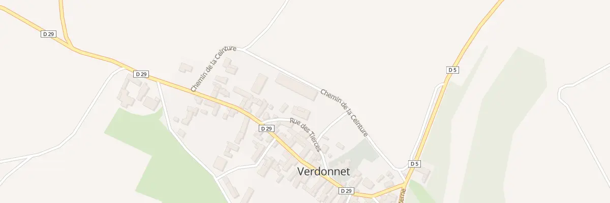 Plan du 4 Rue des Tierces à Verdonnet