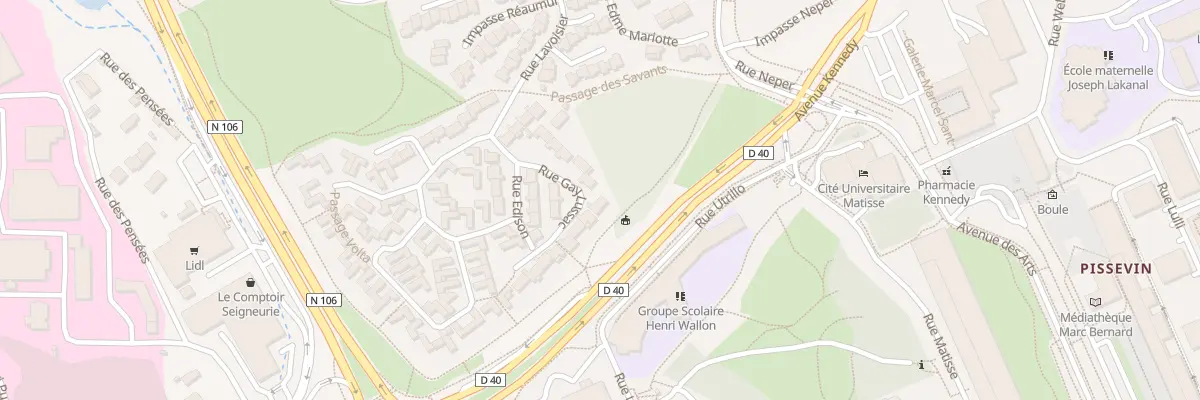 Plan du 11 Rue Gay Lussac à Nîmes