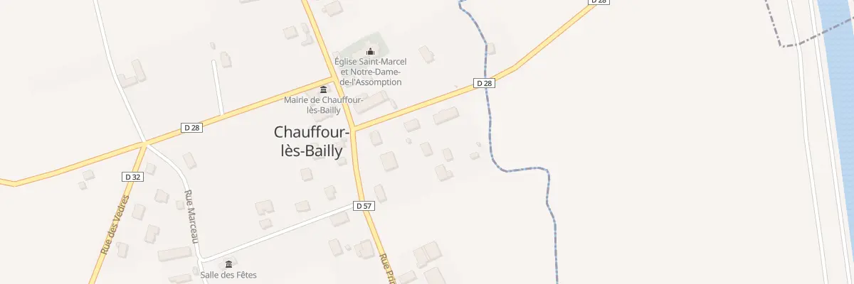 Plan du 6 Rue Jean Hurtault à Chauffour-lès-Bailly