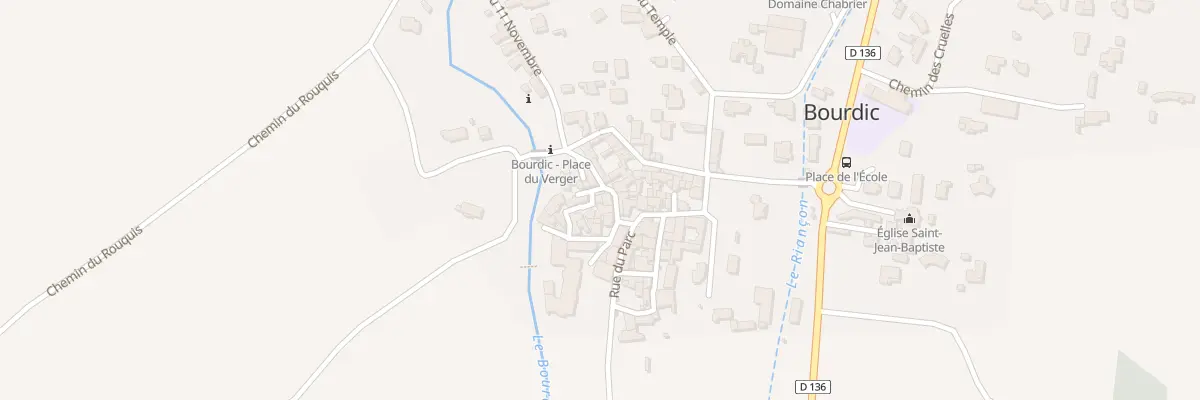 Plan du 5053 Rue des Dames Blanches à Bourdic