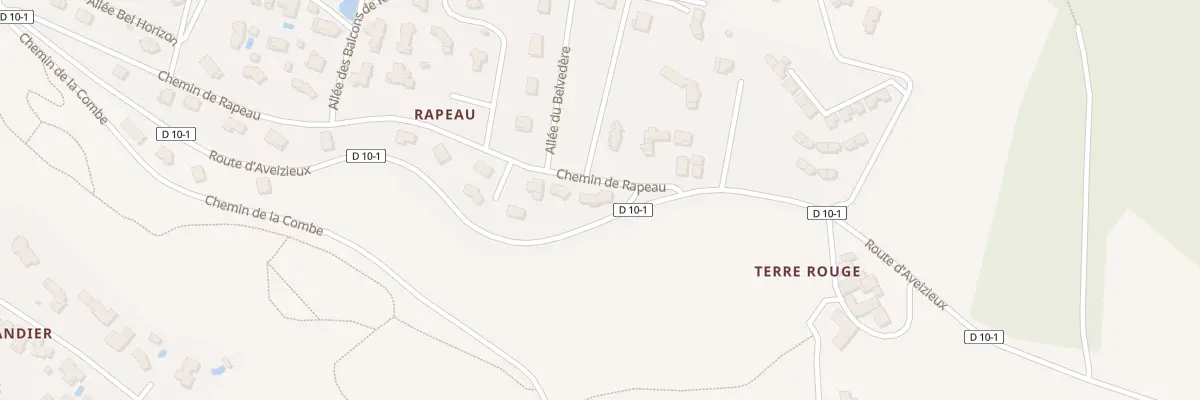 Plan du 16 Che de Rapeau à Chambœuf
