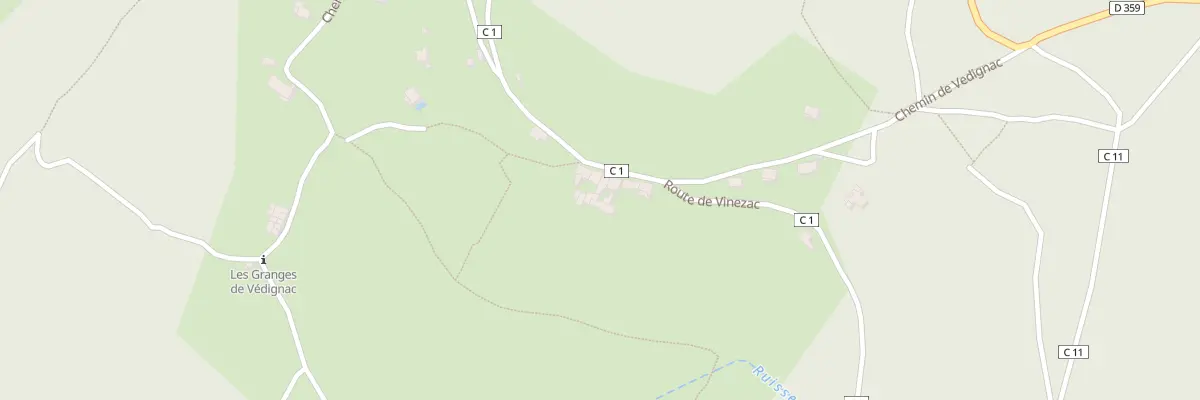 Plan du 5105 Vedignac à Ailhon