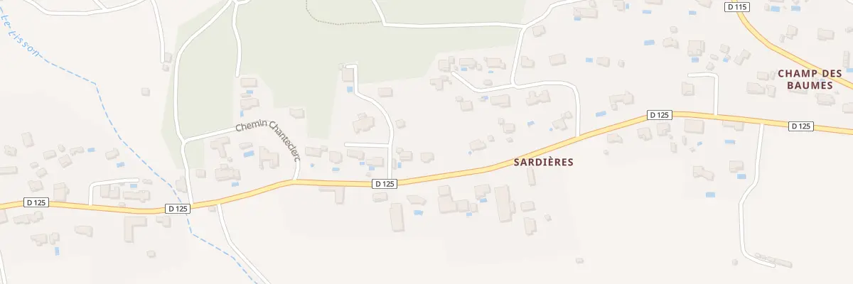 Plan du 5093 Rte du Camp des Baumes à Aigaliers