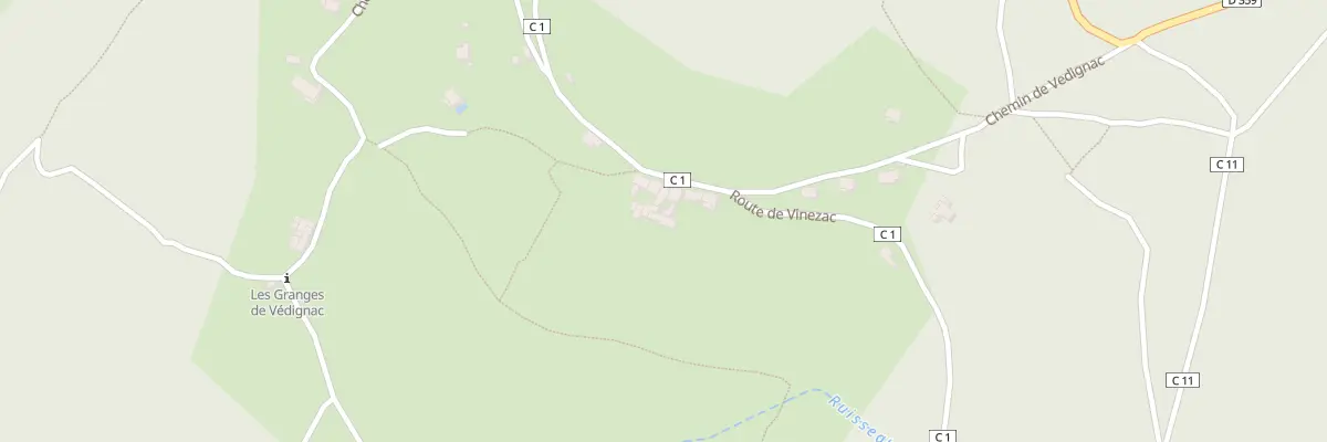 Plan du 5104 Vedignac à Ailhon