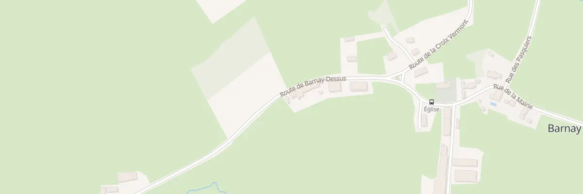 Plan du 3 Rte de Barnay Dessus à Barnay