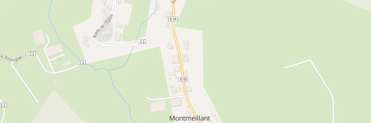 Plan du 38 Rue du General Merbion à Montmeillant